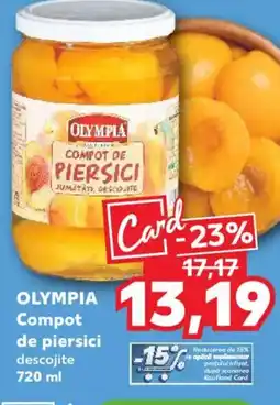 Kaufland OLYMPIA Compot de piersici descojite Ofertă