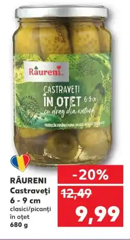 Kaufland RÂURENI Castraveţi 6-9 cm Ofertă