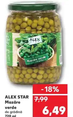 Kaufland ALEX STAR Mazăre verde de grădină Ofertă