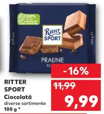 Kaufland RITTER SPORT Ciocolată Ofertă