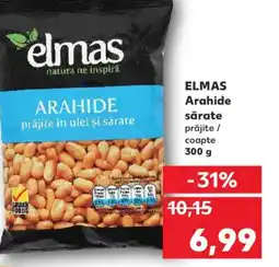 Kaufland ELMAS Arahide sărate prăjite / coapte Ofertă