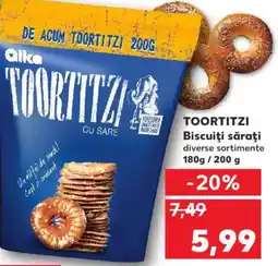 Kaufland TOORTITZI Biscuiţi săraţi Ofertă