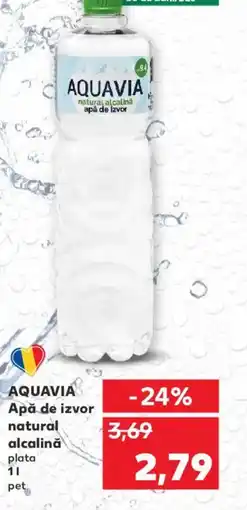 Kaufland AQUAVIA Apă de izvor natural alcalină Ofertă