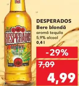 Kaufland DESPERADOS Bere blondă Ofertă