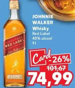 Kaufland JOHNNIE WALKER Whisky Red Label Ofertă