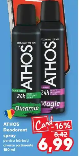 Kaufland ATHOS Deodorant spray Ofertă