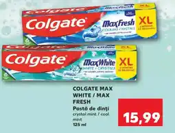 Kaufland COLGATE MAX WHITE/MAX Pastă de dinți Ofertă