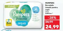 Kaufland PAMPERS Şerveţele umede pentru copii Ofertă