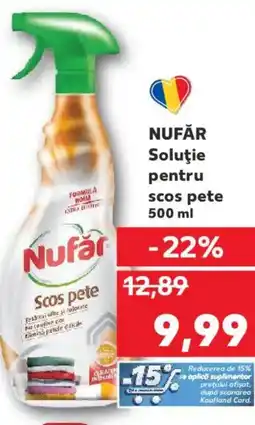 Kaufland NUFĂR Soluţie pentru scos pete Ofertă