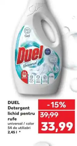 Kaufland DUEL Detergent lichid pentru rufe Ofertă