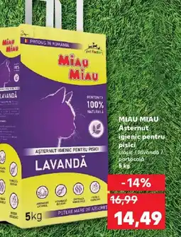 Kaufland MIAU MIAU Asternut igienic pentru pisici Ofertă