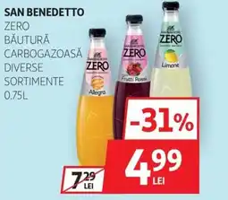 Auchan SAN BENEDETTO Zero băutură carbogazoasă Ofertă
