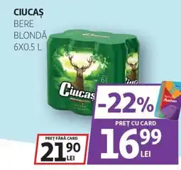 Auchan CIUCAȘ Bere blondă Ofertă