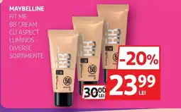 Auchan Maybelline fit me bb cream cu aspect luminos Ofertă