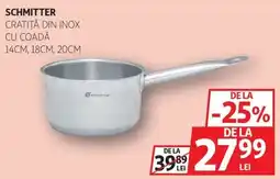 Auchan Schmitter cratiţă din inox cu coadă Ofertă
