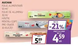 Auchan Auchan folie alimentară Ofertă