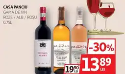 Auchan Casa panciu gama de vin roze / alb/roşu Ofertă