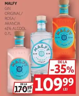 Auchan Malfy gin original/ rosa/ arancia Ofertă