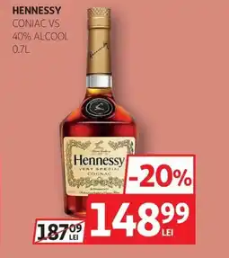 Auchan Hennessy coniac vs 40% alcool Ofertă