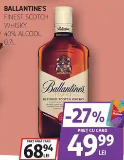 Auchan BALLANTINE'S Finest scotch whisky Ofertă