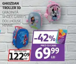 Auchan Ghiozdan troller Ofertă