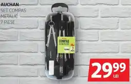 Auchan Auchan set compas metalic Ofertă