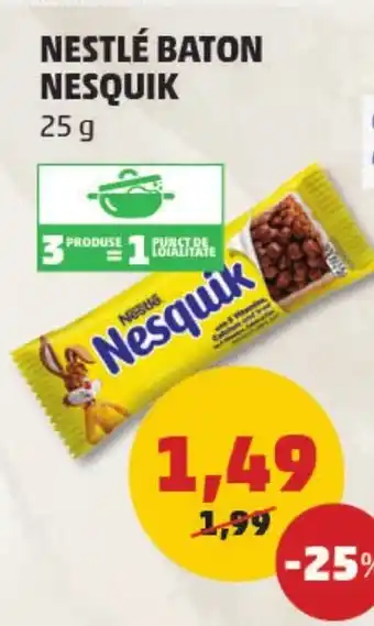Penny Nestlé baton nesquik Ofertă