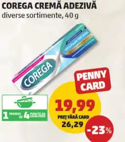 Penny Corega cremă adezivă Ofertă