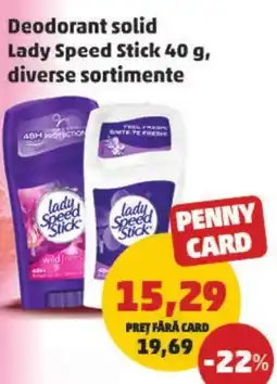 Penny Deodorant solid Lady Speed Stick Ofertă