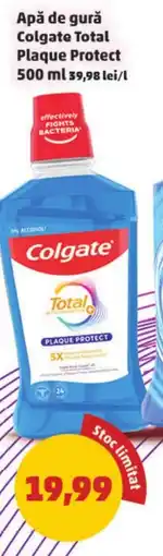 Penny Apǎ de gură Colgate Total Plaque Protect Ofertă