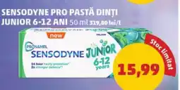 Penny Sensodyne pro pastă dinți junior 6-12 ani Ofertă