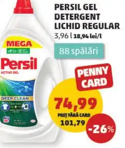Penny Persil gel detergent lichid regular Ofertă