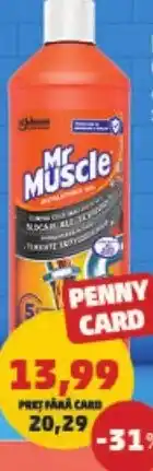 Penny Mr.Muscle gel pentru desfundat tevi Ofertă