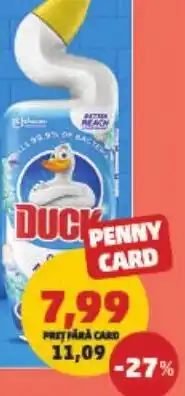 Penny Duck dezinfectant wc deep action marine Ofertă