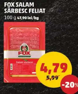 Penny Fox salam sârbesc feliat Ofertă