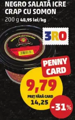 Penny Negro salată icre crap cu somon Ofertă