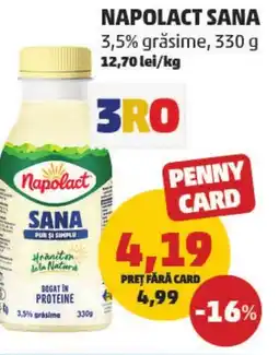 Penny Napolact sana 3,5% grăsime Ofertă