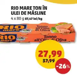 Penny Rio mare ton în ulei de măsline Ofertă