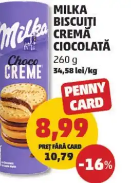 Penny Milka biscuiti cremă ciocolată Ofertă