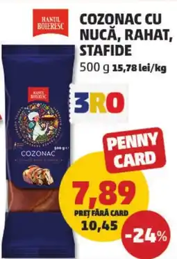 Penny Cozonac cu nucă, rahat, stafide Ofertă