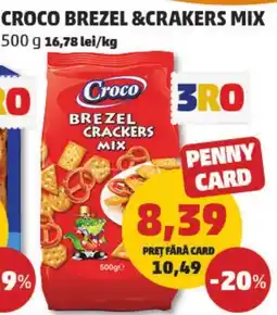 Penny Croco brezel & crakers mix Ofertă