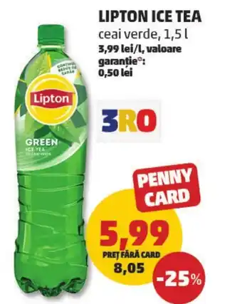 Penny Lipton ice tea ceai verde Ofertă