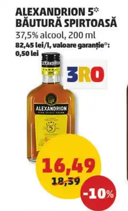 Penny Alexandrion 5 băutură spirtoasă Ofertă