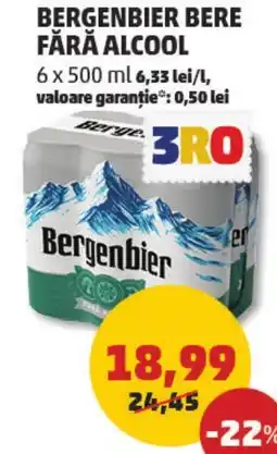 Penny Bergenbier bere fără alcool Ofertă