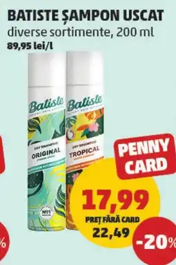 Penny Batiste șampon uscat Ofertă