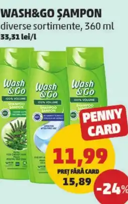 Penny Wash&go şampon Ofertă