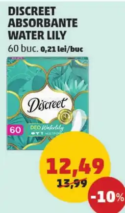 Penny Discreet absorbante water lily Ofertă
