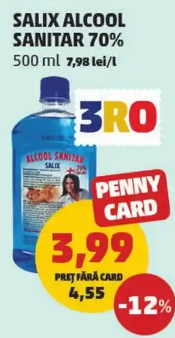 Penny Salix alcool sanitar 70% Ofertă