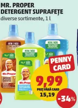 Penny Mr. proper detergent suprafețe Ofertă