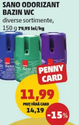 Penny Sano odorizant bazin wc Ofertă